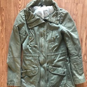 Light green H&M utility jacket
